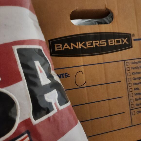 American Flag Hoodie Pullover Sz M NT Souvenir Washington USA Red White Blue - Picture 12 of 12